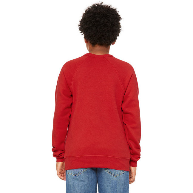 Youth Sponge Fleece Raglan Sweatshirt - BLAcK - S(D0102H7KAEX)