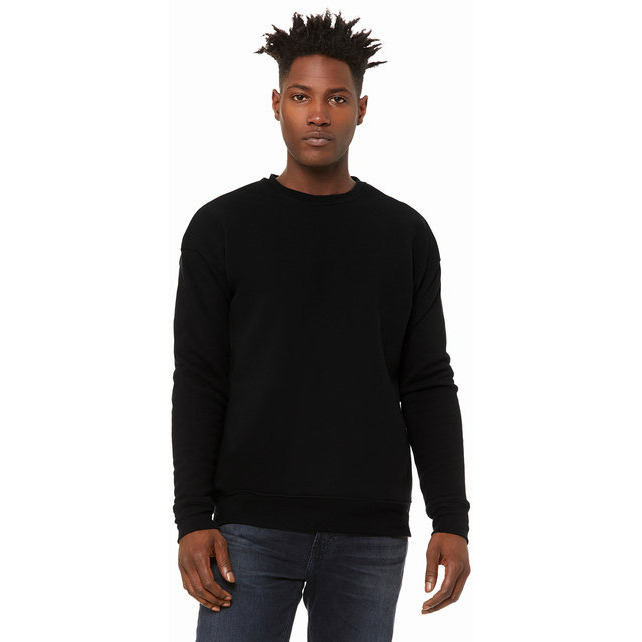 Unisex Drop Shoulder Fleece - WHITE - XS(D0102H7WSF2)