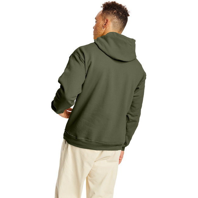 Unisex Ecosmart 5050 Pullover Hooded Sweatshirt - WHITE - S(D0102H7D7B2)