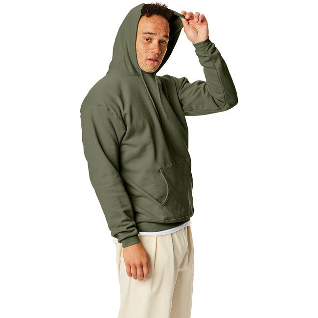 Unisex Ecosmart 5050 Pullover Hooded Sweatshirt - WHITE - S(D0102H7D7B2)