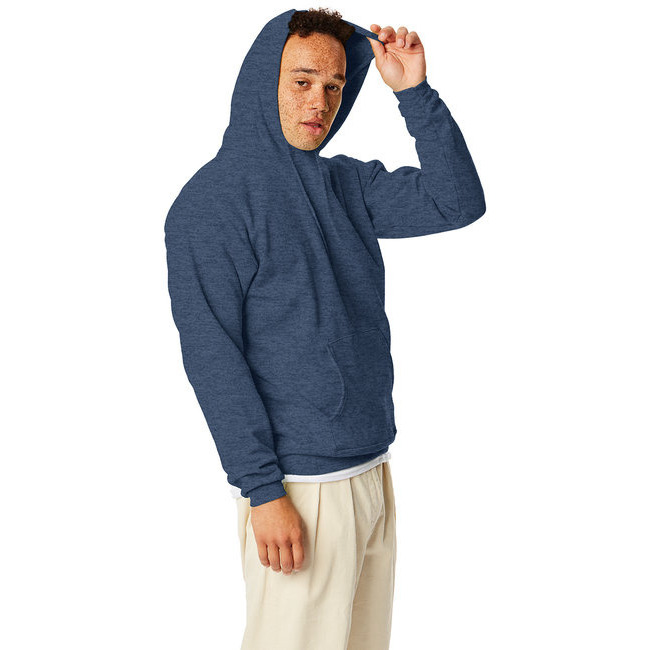 Unisex Ecosmart 5050 Pullover Hooded Sweatshirt - WHITE - S(D0102H7D748)