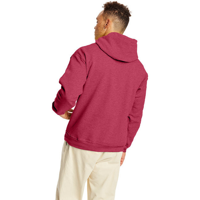 Unisex Ecosmart 5050 Pullover Hooded Sweatshirt - WHITE - S(D0102H7D76T)