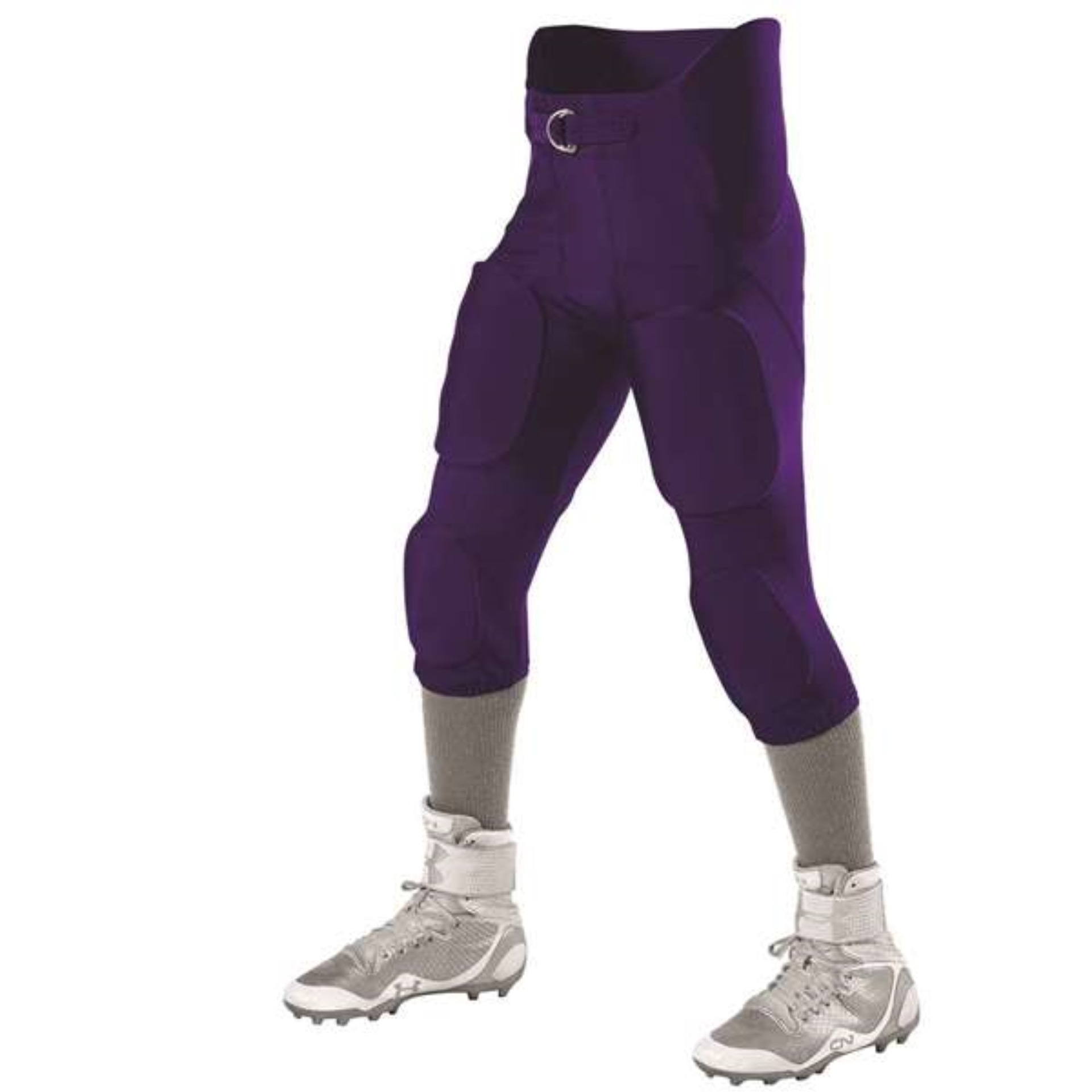 Alleson Athletic Intergrated Football Pants - Purple, L