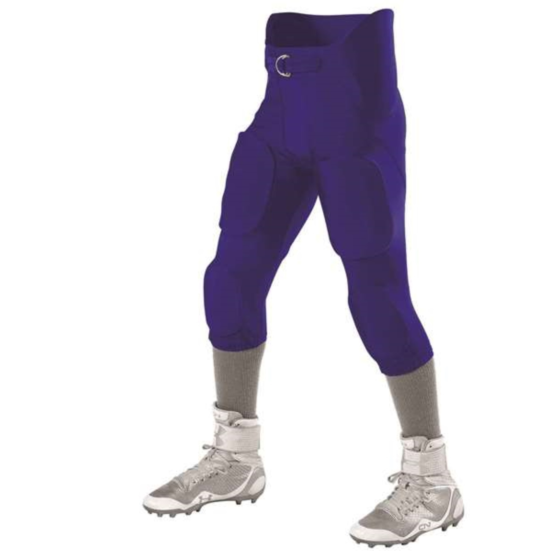 Alleson Athletic Youth Intergrated Football Pants - Royal, XS