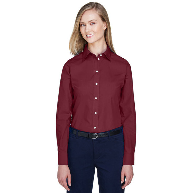 Ladies crown Woven collectionSolid Broadcloth - WHITE - 4XL(D0102H7Z33P)