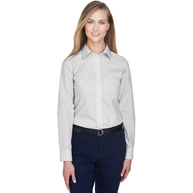 Ladies crown Woven collectionSolid Broadcloth - WHITE - 4XL(D0102H7Z3F6)