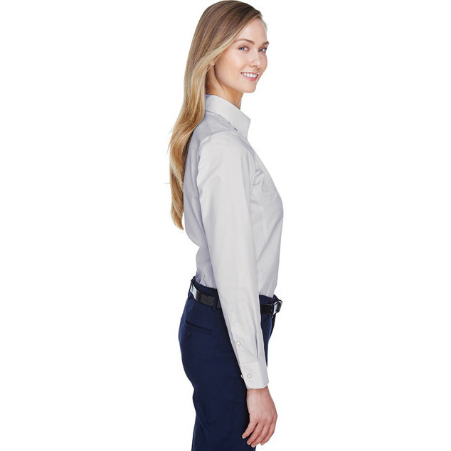 Ladies crown Woven collectionSolid Broadcloth - WHITE - 4XL(D0102H7Z3F6)