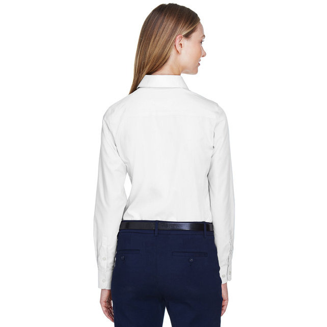 Ladies crown Woven collectionSolid Broadcloth - WHITE - 4XL(D0102H7Z3FT)