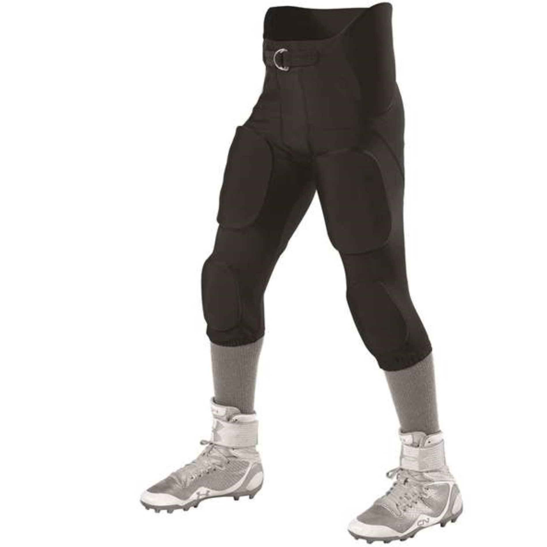 Alleson Athletic Youth Intergrated Football Pants - Black, XS