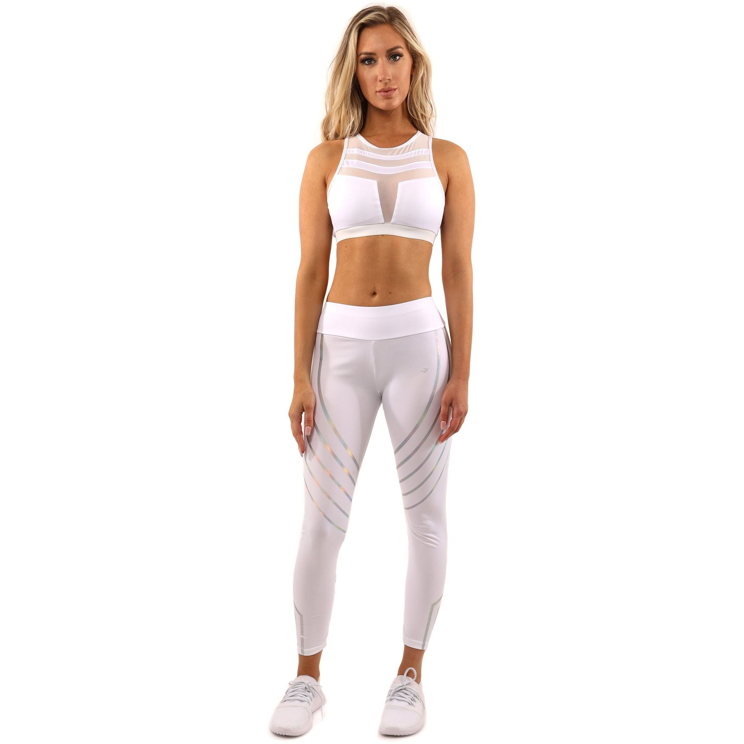 Laguna Set - Leggings & Sports Bra - White(D0102HPKEJW.)