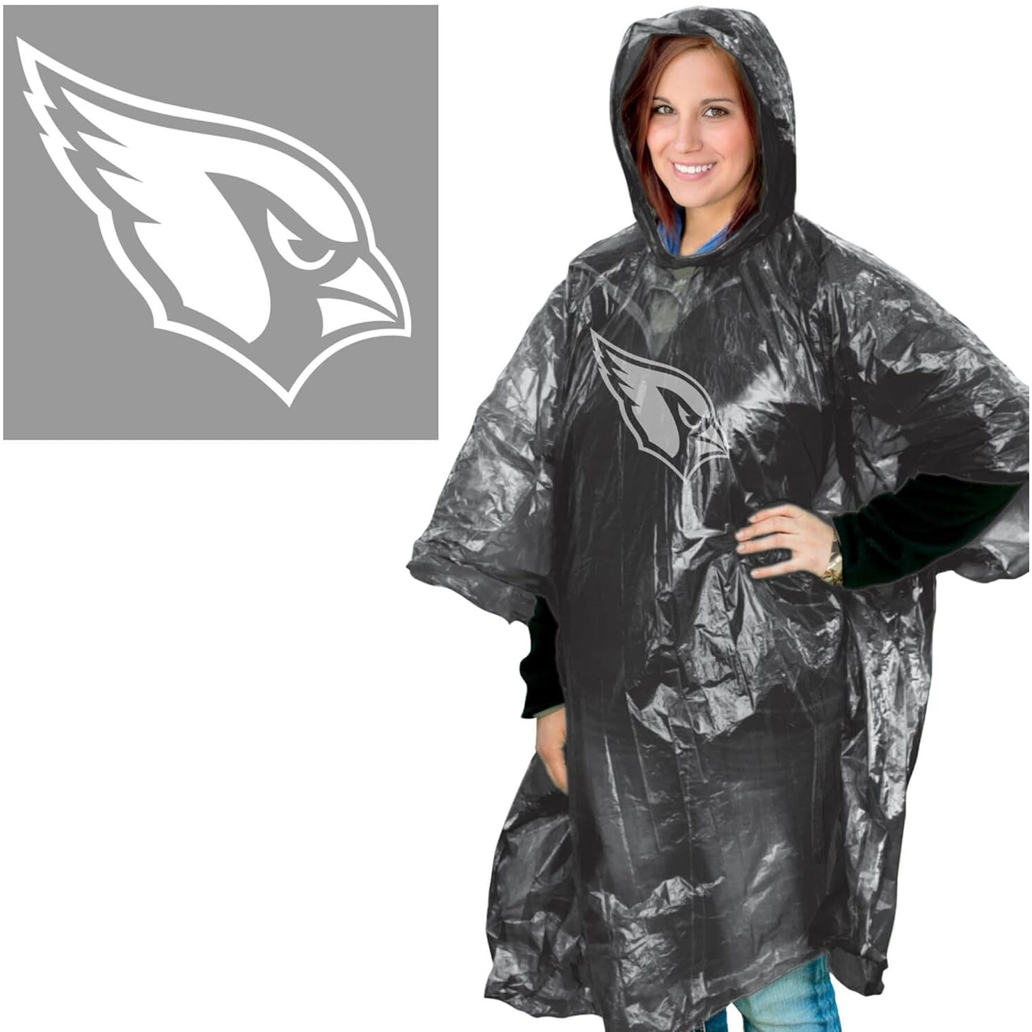 Arizona Cardinals Rain Poncho