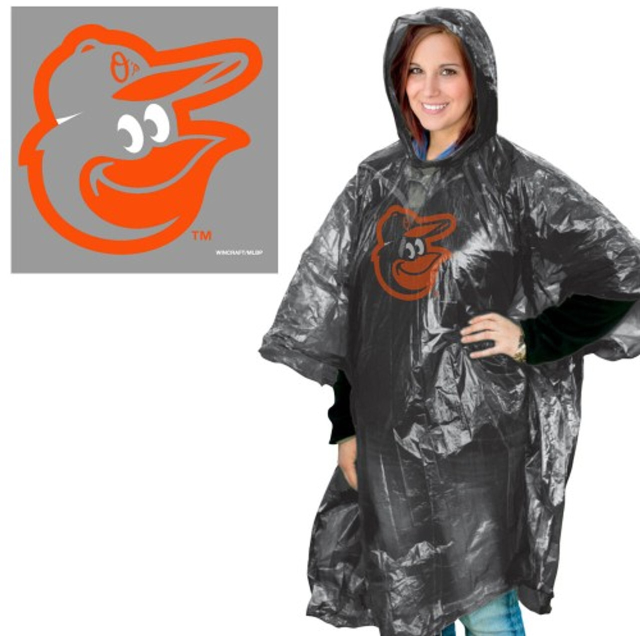 Baltimore Orioles Rain Poncho Special Order