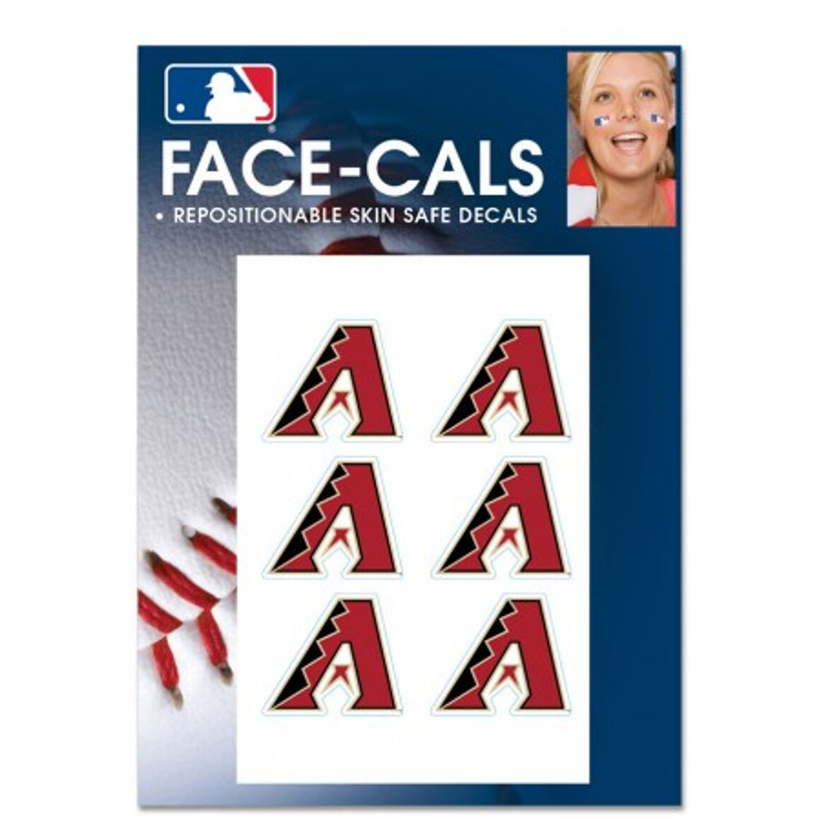 Arizona Diamondbacks Tattoo Face Cals Special Order