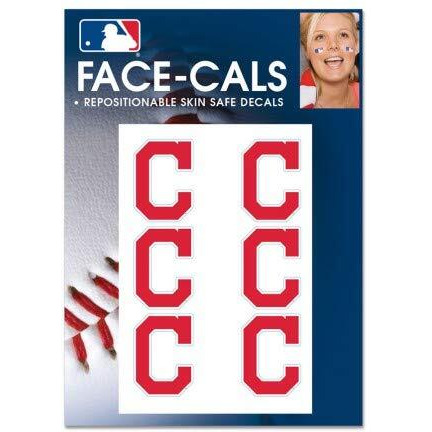 Cleveland Indians Tattoo Face Cals Special Order
