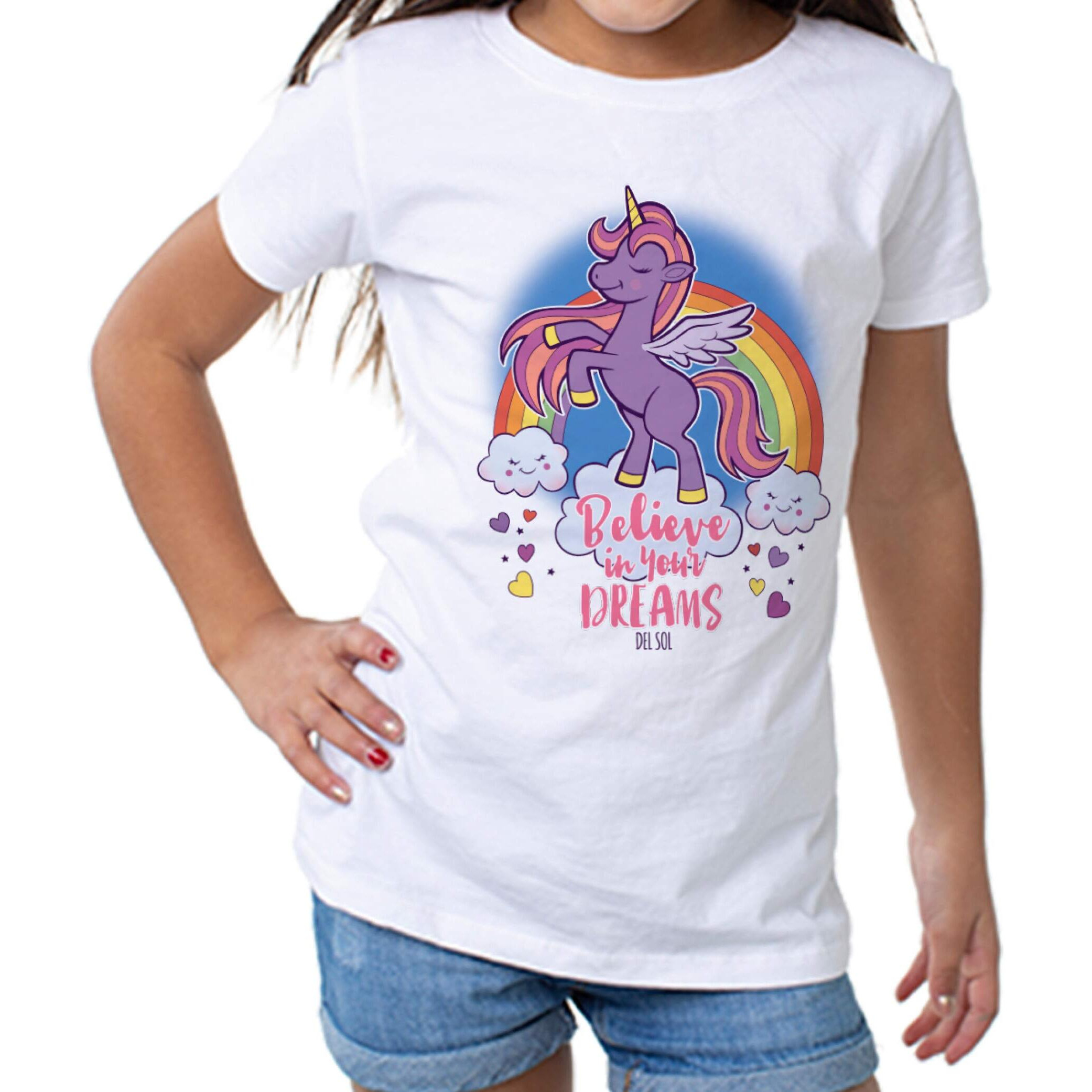 Kids Crew Tee - Believe - White by DelSol for Kids - 1 Pc T-Shirt (2T)