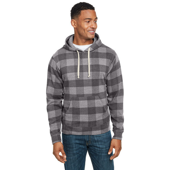 Adult Triblend Pullover Fleece Hooded Sweatshirt - BLAcK TRIBLEND - XS(D0102H76228)