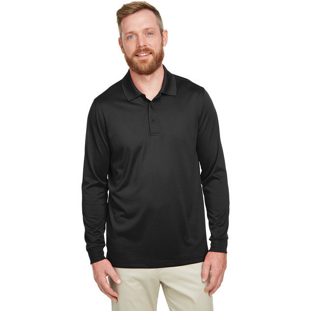 Mens Advantage Snag Protection Plus IL Long Sleeve Polo - BLAcK - S(D0102H7ZFSX)