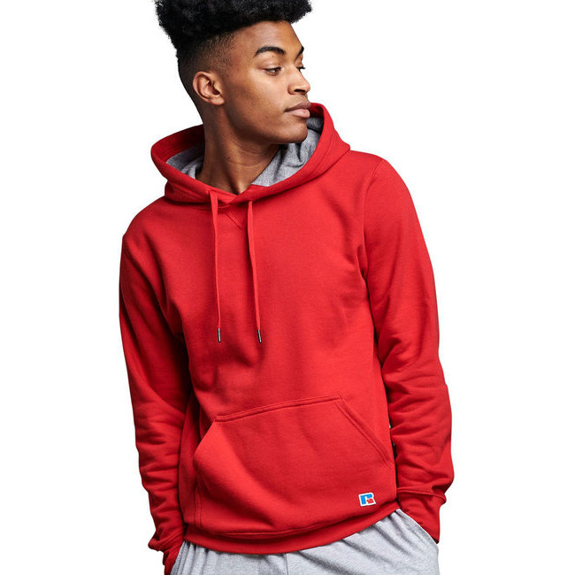 Unisex cotton classic Hooded Sweatshirt - WHITE - L(D0102H7MQYP)