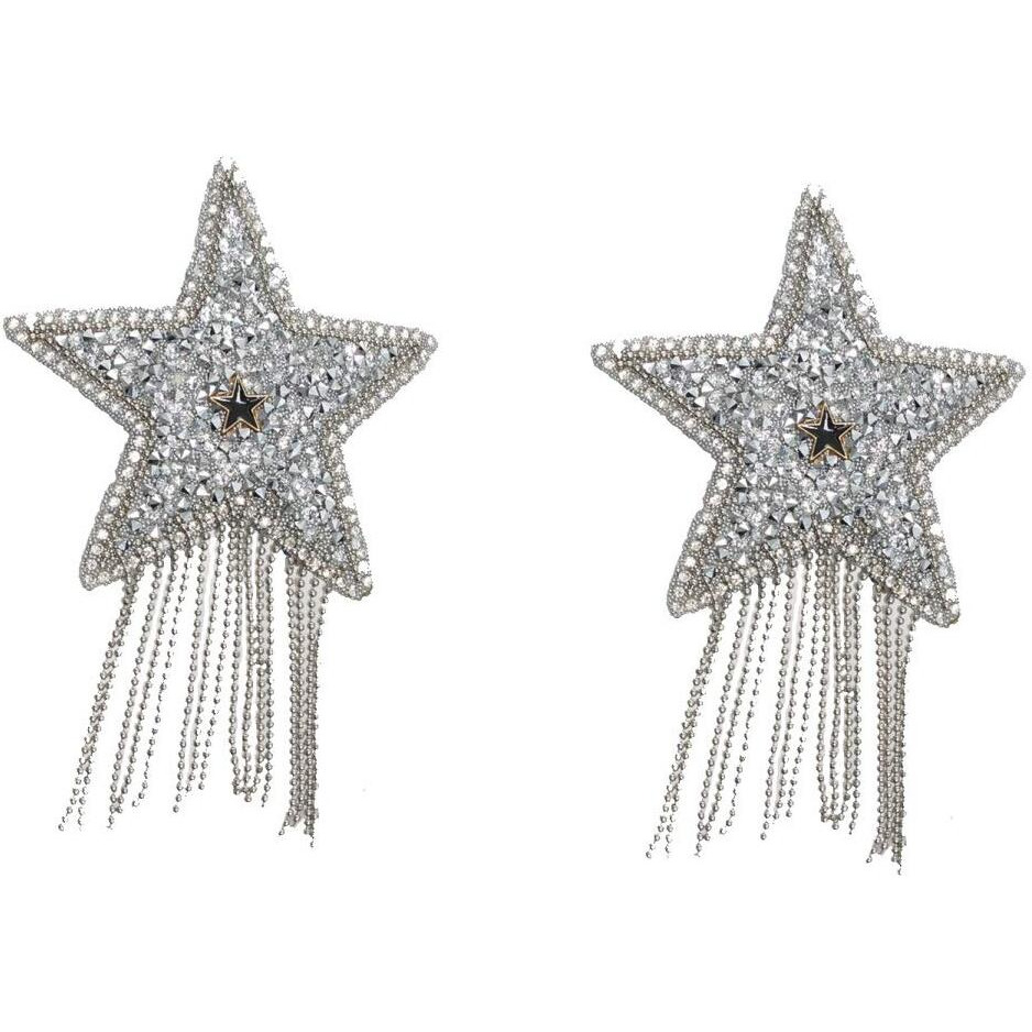 PASTIES METALLIC STAR W/ CHAIN TASSELS