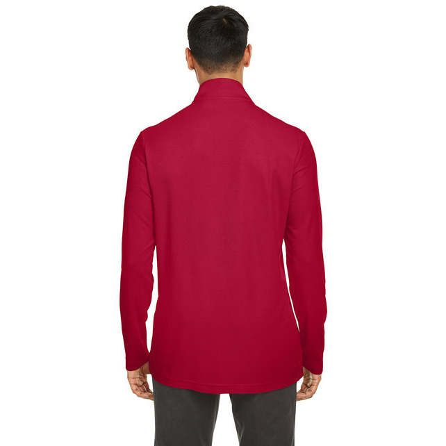 Mens Fusion chromaSoftPique Quarter-Zip - BLAcK - S(D0102H7ZVE8)
