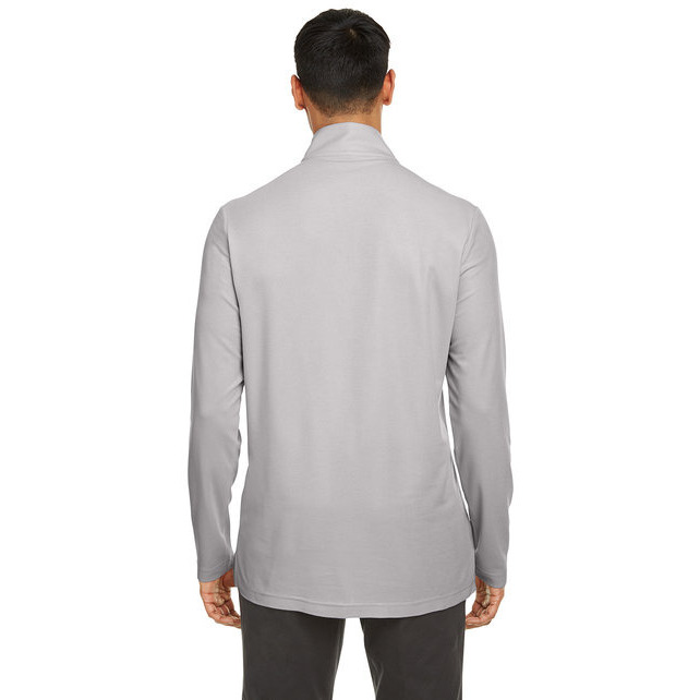 Mens Fusion chromaSoftPique Quarter-Zip - BLAcK - S(D0102H7ZV1T)