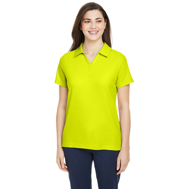 Ladies Fusion chromaSoftPique Polo - AcID gREEN - XS(D0102H7ZY3P)