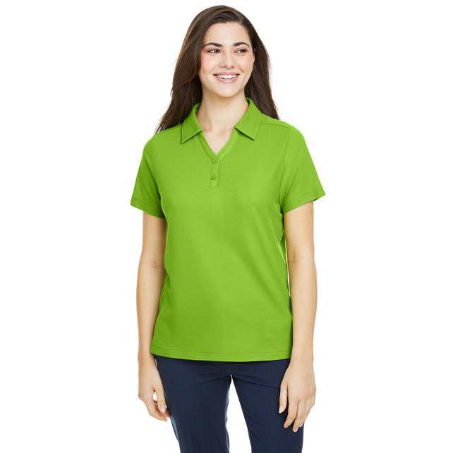 Ladies Fusion chromaSoftPique Polo - AcID gREEN - XS(D0102H7ZDU2)
