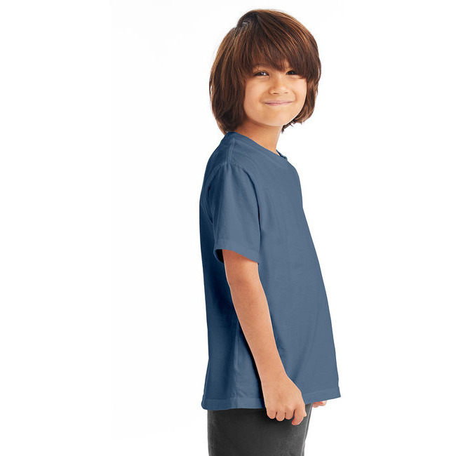 Youth garment-Dyed T-Shirt - BLAcK - XS(D0102H7DXB8)