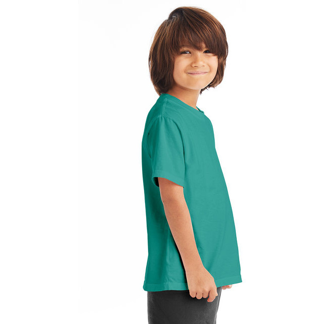 Youth garment-Dyed T-Shirt - BLAcK - XS(D0102H7DXI2)