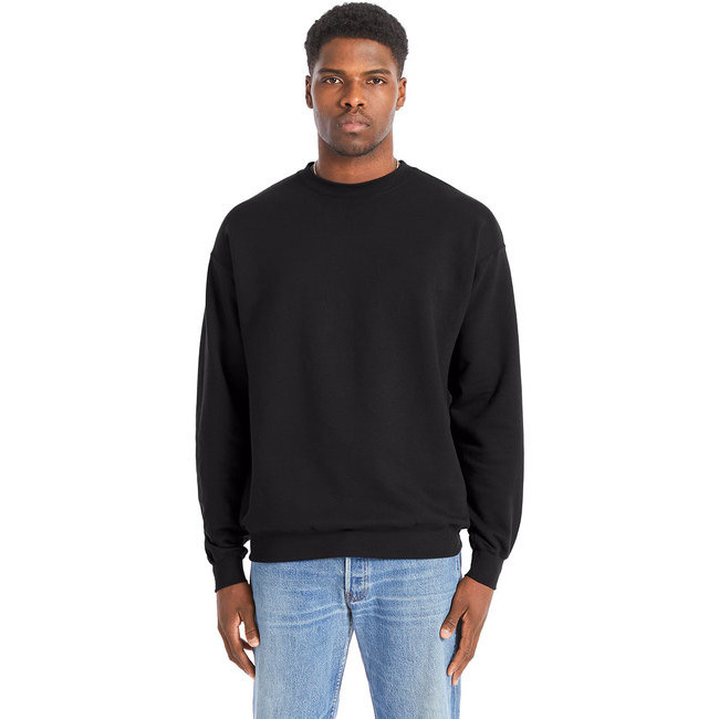 Perfect Sweats crew Sweatshirt - BLAcK - S(D0102H7D29P)