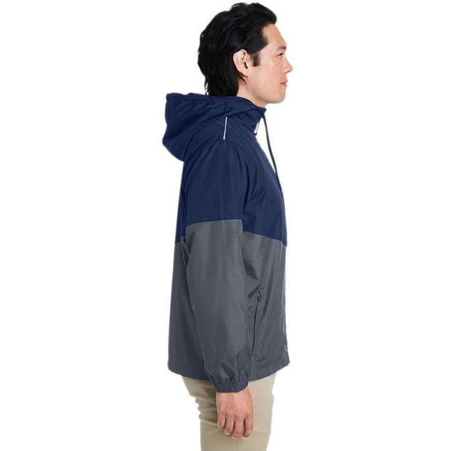 Unisex Techno Lite colorblock Windbreaker - TRU ROYAL cRBN - 5XL(D0102H78HAJ)