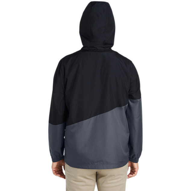 Unisex Techno Lite colorblock Windbreaker - TRU ROYAL cRBN - 5XL(D0102H78HgT)