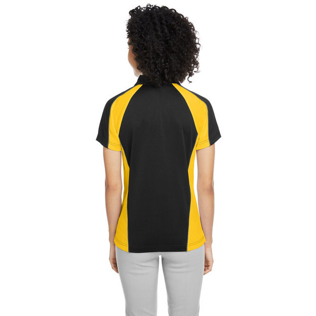 Ladies Advantage Snag Protection Plus IL colorblock Polo - BLK RED D cHRc - XS(D0102H7ZBQ8)