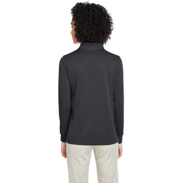 Ladies Advantage Snag Protection Plus IL Long Sleeve Polo - BLAcK - XS(D0102H7Z0UT)