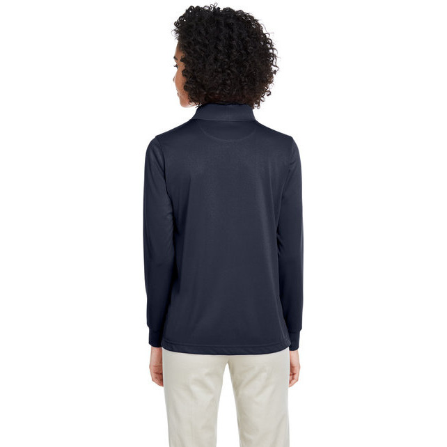 Ladies Advantage Snag Protection Plus IL Long Sleeve Polo - BLAcK - XS(D0102H7Z0F8)