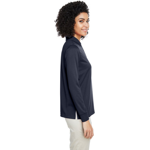 Ladies Advantage Snag Protection Plus IL Long Sleeve Polo - BLAcK - XS(D0102H7Z0F8)