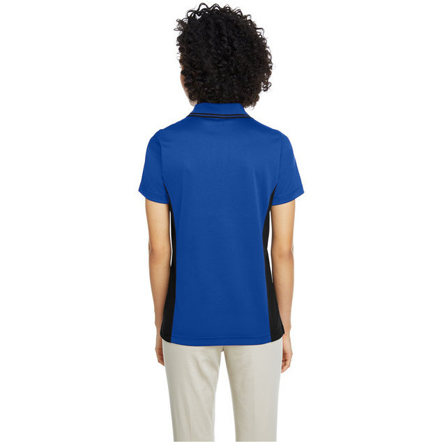 Ladies Flash Snag Protection Plus IL colorblock Polo - BLAcK SNRY YLLW - XS(D0102H7ZV8X)