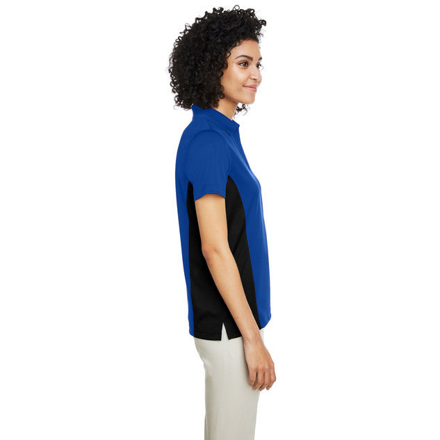 Ladies Flash Snag Protection Plus IL colorblock Polo - BLAcK SNRY YLLW - XS(D0102H7ZV8X)