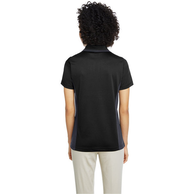 Ladies Flash Snag Protection Plus IL colorblock Polo - BLAcK SNRY YLLW - XS(D0102H7ZVDJ)