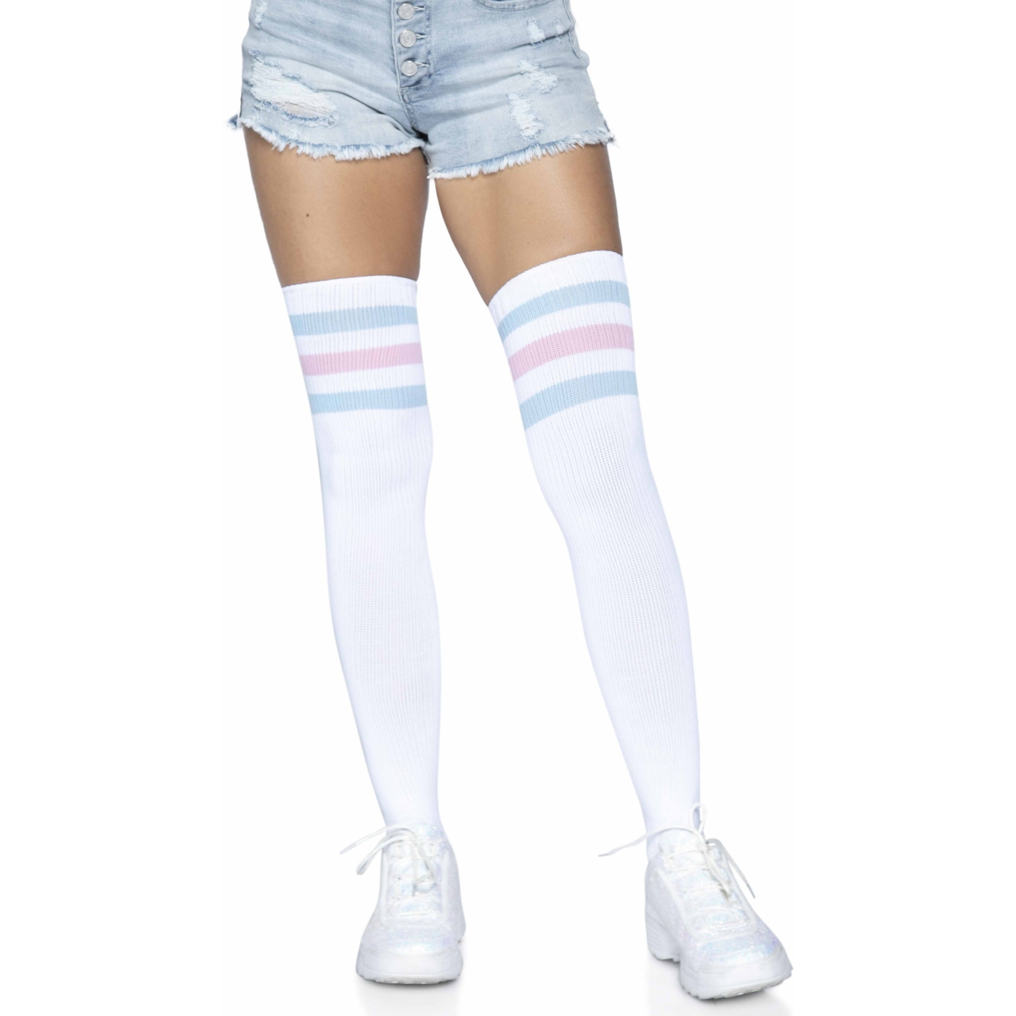 Athlete Thigh Hi W/ 3 Stripe Top
