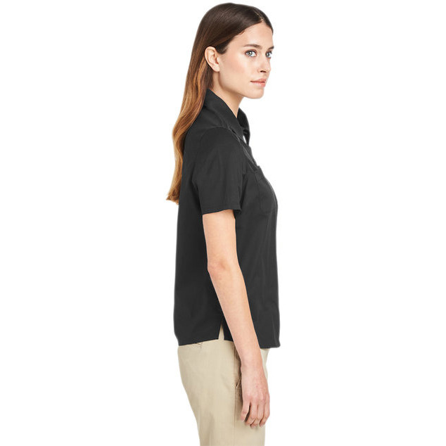 Ladies Advantage IL Short-Sleeve Work Shirt - BLAcK - XS(D0102H7ZMTT)