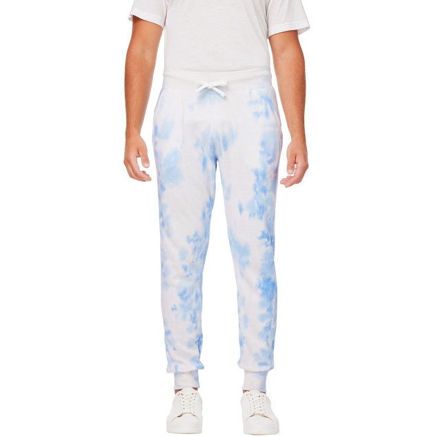 J America 8884JA Adult Tie Dye Fleece Jogger