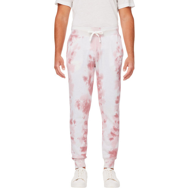 J America 8884JA Adult Tie Dye Fleece Jogger