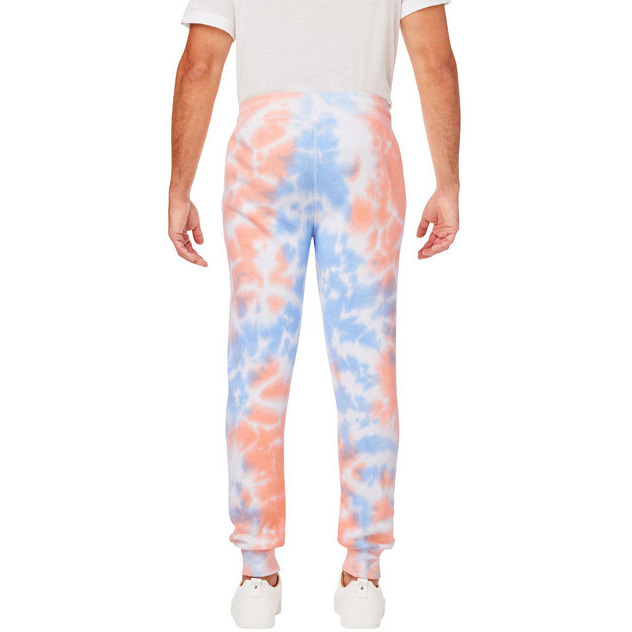 J America 8884JA Adult Tie Dye Fleece Jogger