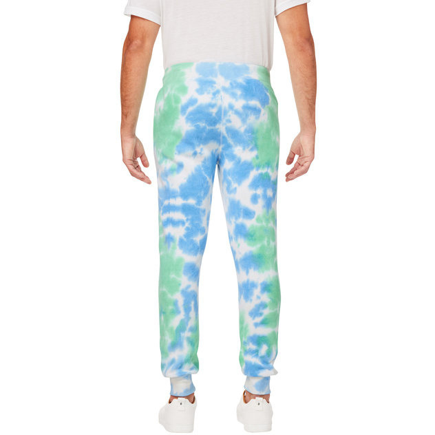 J America 8884JA Adult Tie Dye Fleece Jogger