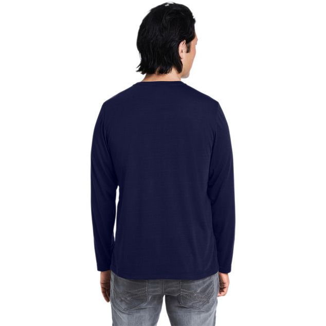 Adult Fusion chromaSoftPerformance Long-Sleeve T-Shirt - cARBON - 5XL(D0102H7Z4A2)