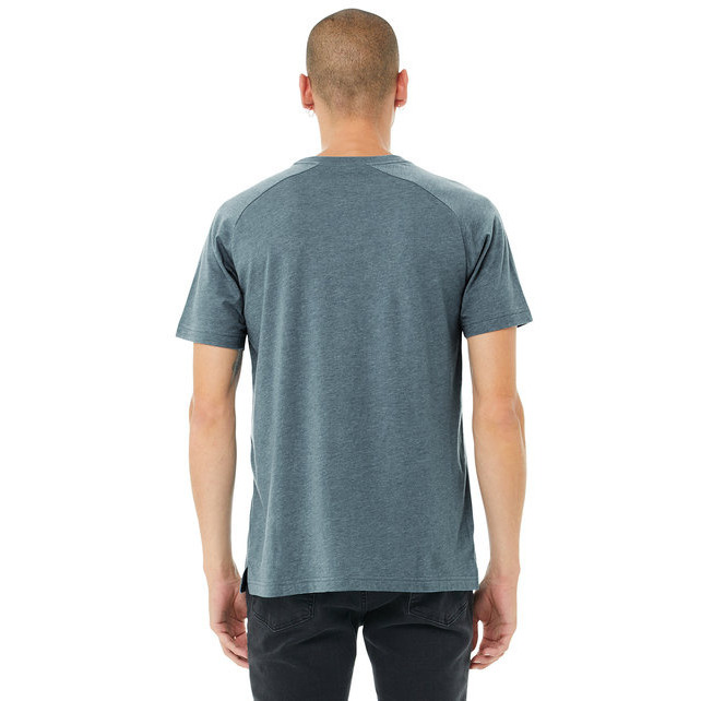 Bella + Canvas 3201 Mens Heather CVC Raglan T-Shirt