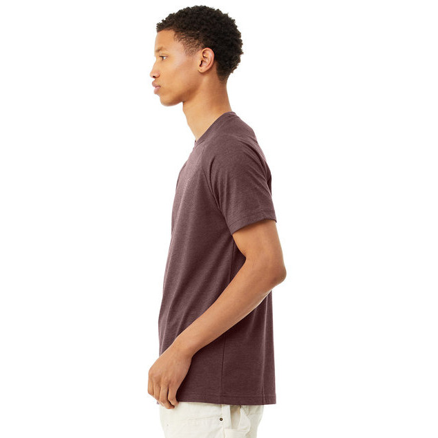 Bella + Canvas 3201 Mens Heather CVC Raglan T-Shirt