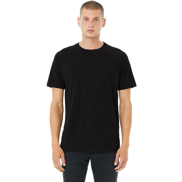 Bella + Canvas 3201 Mens Heather CVC Raglan T-Shirt