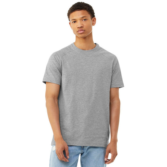 Bella + Canvas 3201 Mens Heather CVC Raglan T-Shirt